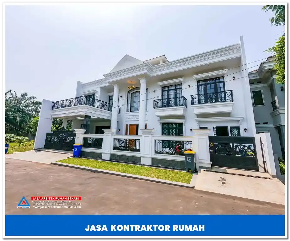 Arsitek dan kontraktor Bekasi – Jasa desain dan pembangunan rumah profesional dengan konsep minimalis, modern, dan mewah yang berkualitas.
