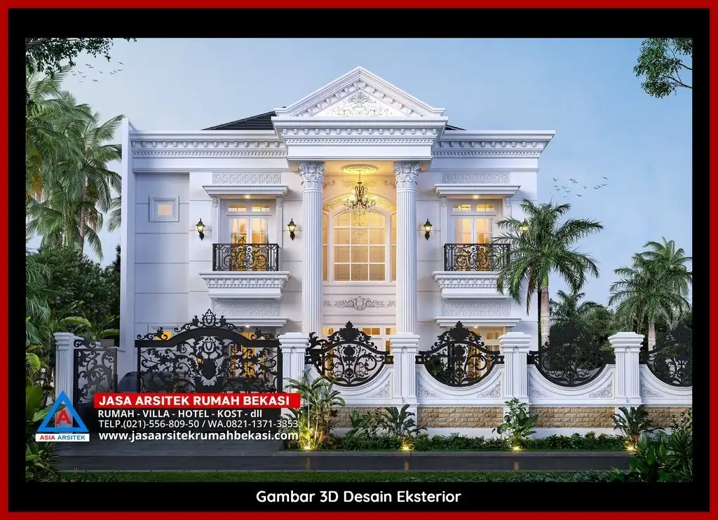 Rekomendasi Harga Jasa Konsultan Desain Rumah Mewah Di Bekasi dengan nuansa mewah dan timeless