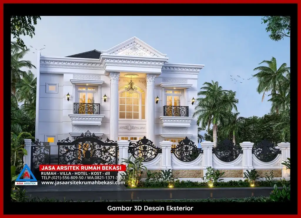 Rekomendasi Harga Jasa Konsultan Desain Rumah Mewah Di Bekasi dengan nuansa mewah dan timeless