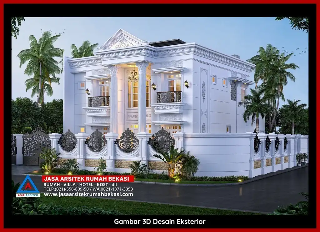 Rekomendasi Harga Jasa Konsultan Desain Rumah Mewah Di Bekasi dengan nuansa mewah dan timeless