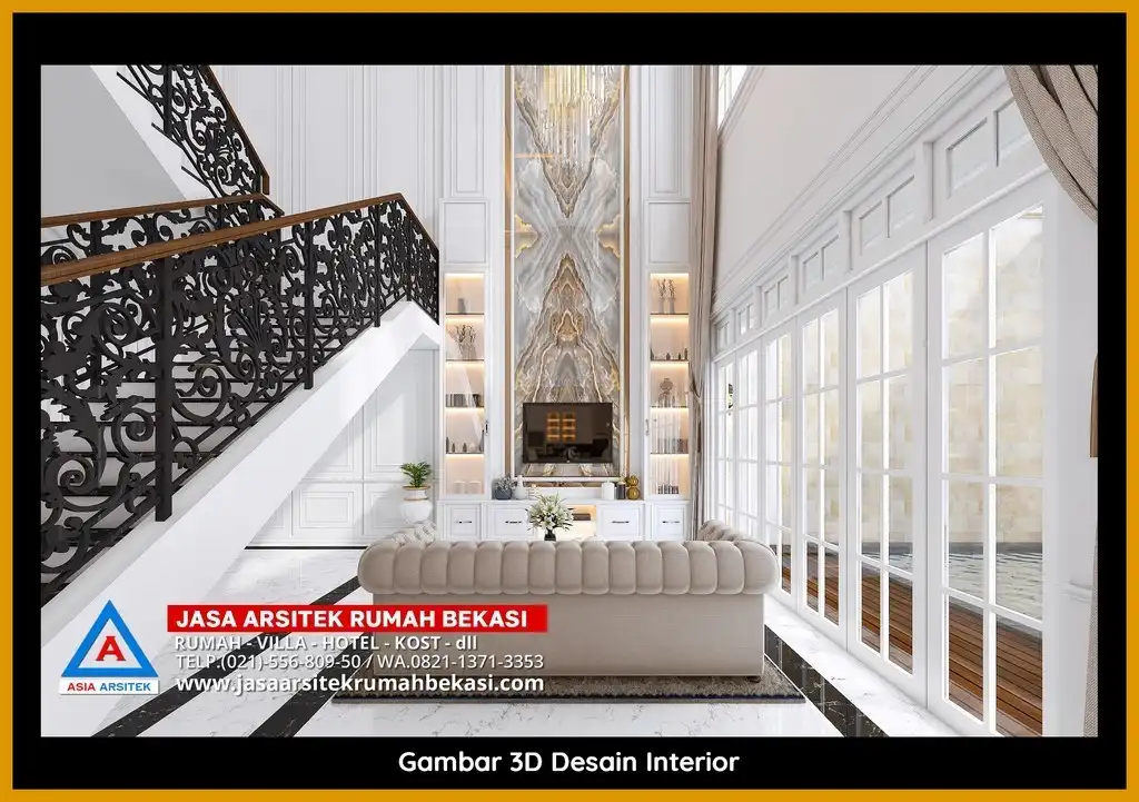 Rekomendasi Harga Jasa Konsultan Desain Rumah Mewah Di Bekasi dengan nuansa mewah dan timeless