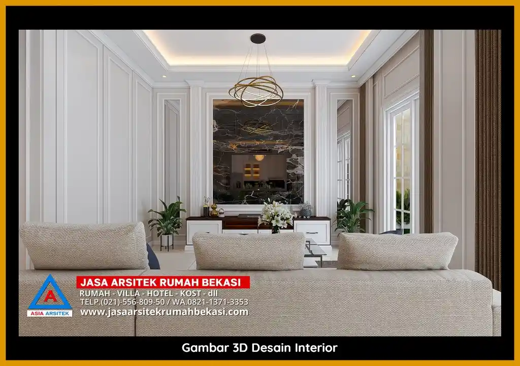 Jasa Desain Rumah Tropis 3D fasad Mewah Gratis di Bekasi Terbaik Alami dan Elegan