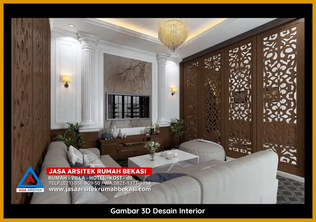 Jasa Desain Rumah 3D fasad Mewah Gratis di Jatimakmur Bekasi Terbaik megah dan elegan