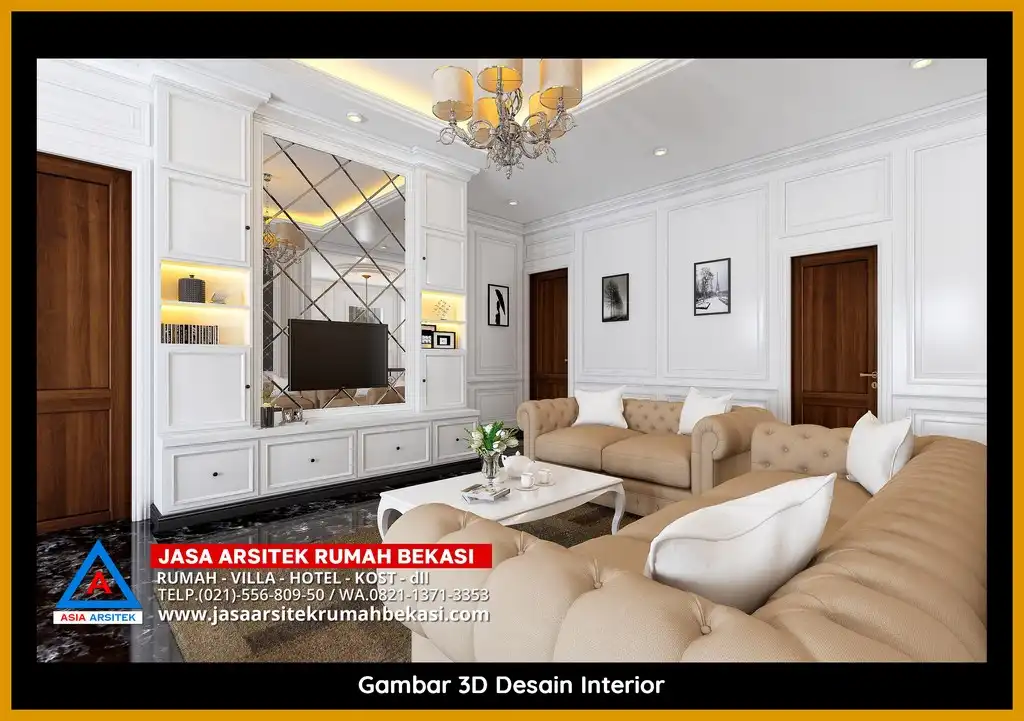 Jasa Desain Rumah 3D fasad Mewah Gratis di Jatirahayu Bekasi Cepat Selesai Megah dan Elegan