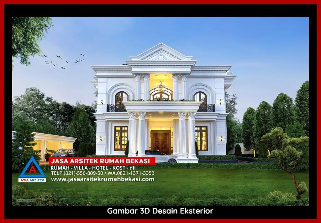 Jasa desain rumah di Margahayu Bekasi – Layanan desain rumah profesional dengan konsep minimalis, modern, dan mewah yang estetis serta fungsional.