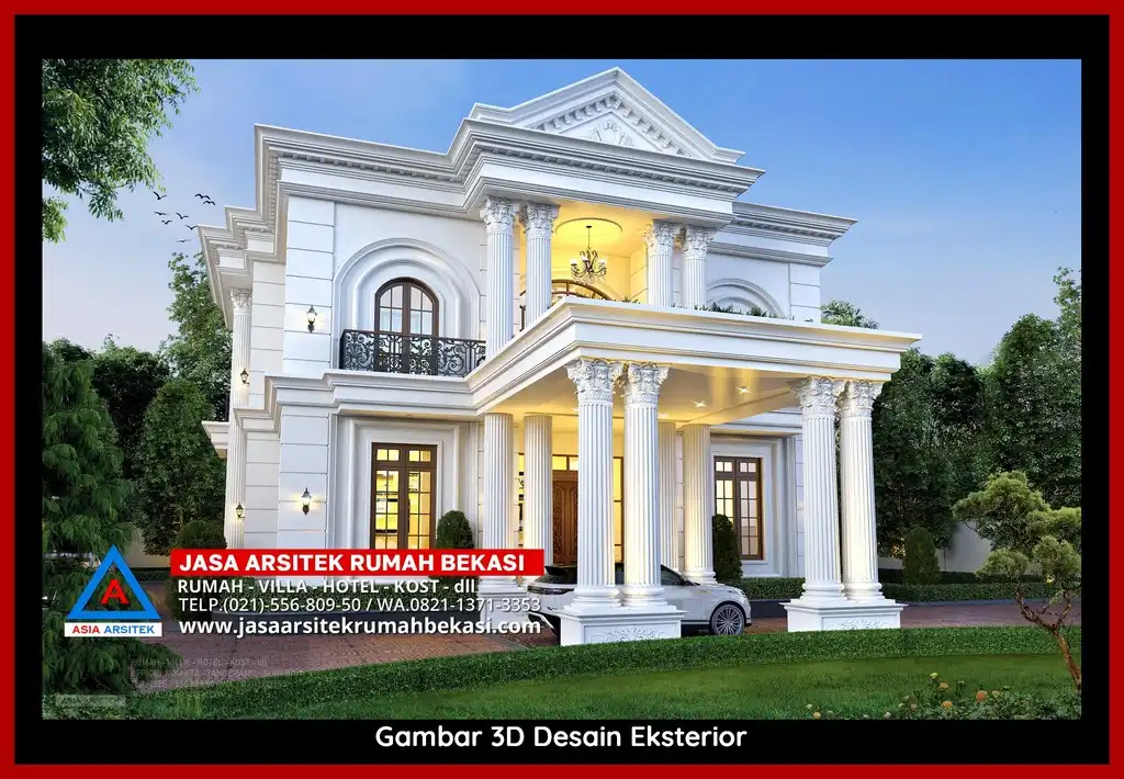 Jasa desain rumah di Margahayu Bekasi – Layanan desain rumah profesional dengan konsep minimalis, modern, dan mewah yang estetis serta fungsional.