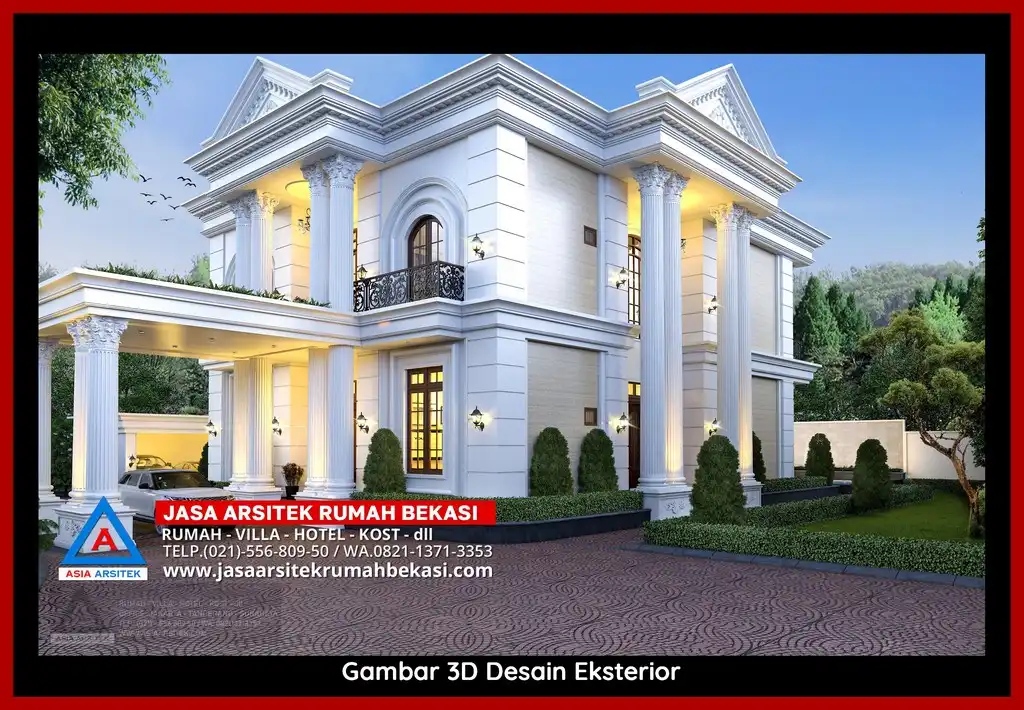 Jasa desain rumah di Margahayu Bekasi – Layanan desain rumah profesional dengan konsep minimalis, modern, dan mewah yang estetis serta fungsional.