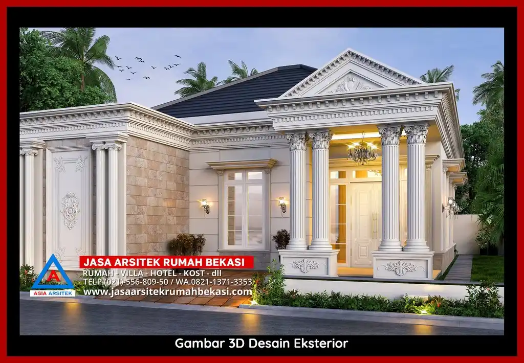 Jasa desain rumah di Mustikasari Bekasi – Layanan profesional untuk desain rumah minimalis, modern, dan mewah yang estetis serta fungsional.