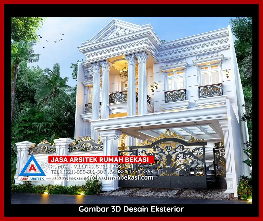 Jasa desain rumah di Pedurenan Bekasi – Layanan desain rumah profesional dengan konsep minimalis, modern, dan mewah yang fungsional serta estetis.
