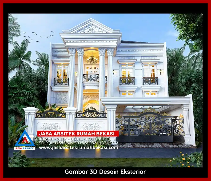 Jasa desain rumah di Pedurenan Bekasi – Layanan desain rumah profesional dengan konsep minimalis, modern, dan mewah yang fungsional serta estetis.
