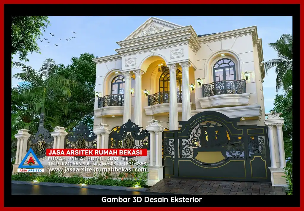 Jasa desain rumah di Pekayon Jaya Bekasi – Layanan profesional untuk desain rumah minimalis, modern, dan mewah yang estetis, fungsional, dan sesuai kebutuhan.