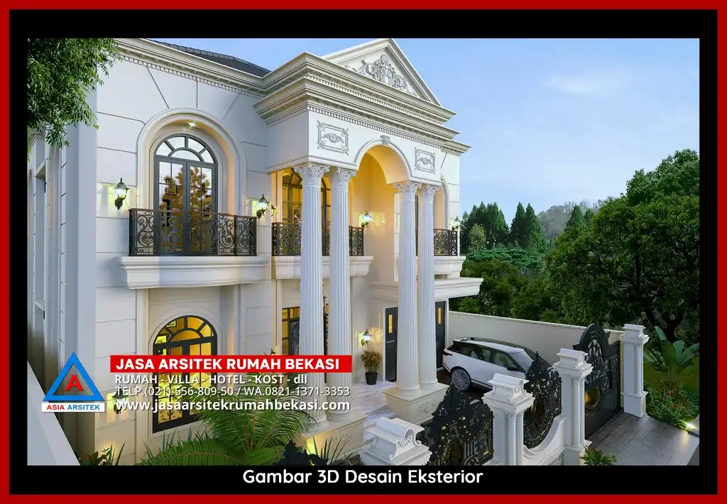 Jasa desain rumah di Pekayon Jaya Bekasi – Layanan profesional untuk desain rumah minimalis, modern, dan mewah yang estetis, fungsional, dan sesuai kebutuhan.