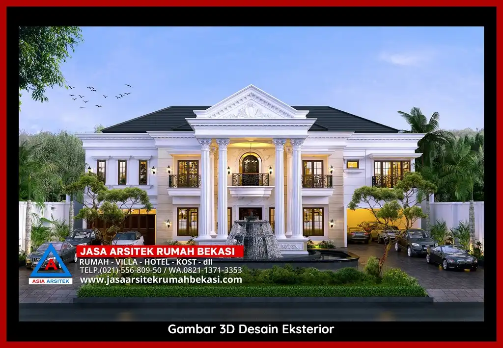 Jasa desain rumah di Pengasinan Bekasi – Layanan desain rumah profesional dengan konsep minimalis, modern, dan mewah yang estetis serta fungsional.