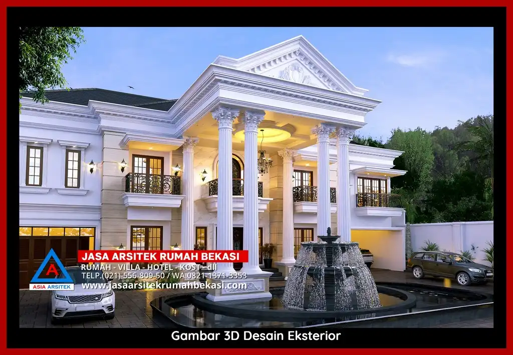 Jasa desain rumah di Pengasinan Bekasi – Layanan desain rumah profesional dengan konsep minimalis, modern, dan mewah yang estetis serta fungsional.