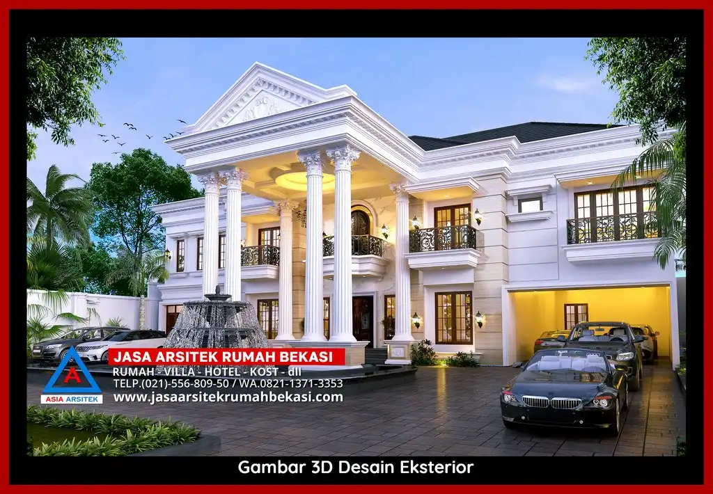 Jasa desain rumah di Pengasinan Bekasi – Layanan desain rumah profesional dengan konsep minimalis, modern, dan mewah yang estetis serta fungsional.