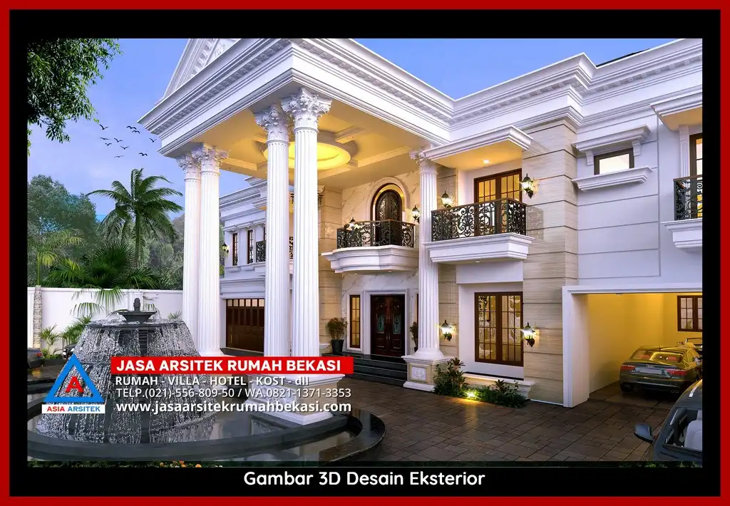 Jasa desain rumah di Pengasinan Bekasi – Layanan desain rumah profesional dengan konsep minimalis, modern, dan mewah yang estetis serta fungsional.