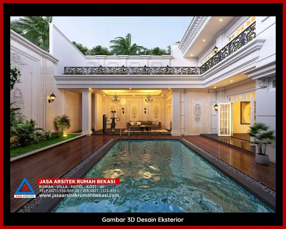 Jasa kontraktor Bekasi – Layanan pembangunan rumah profesional, dari desain hingga konstruksi, untuk hunian minimalis, modern, dan mewah.