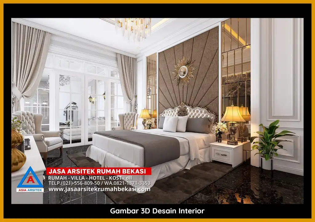 Rekomendasi Kontraktor Arsitek Terpercaya Konsultan Desain Rumah Mewah di Bekasi 2025 dengan nuansa mewah dan timeless