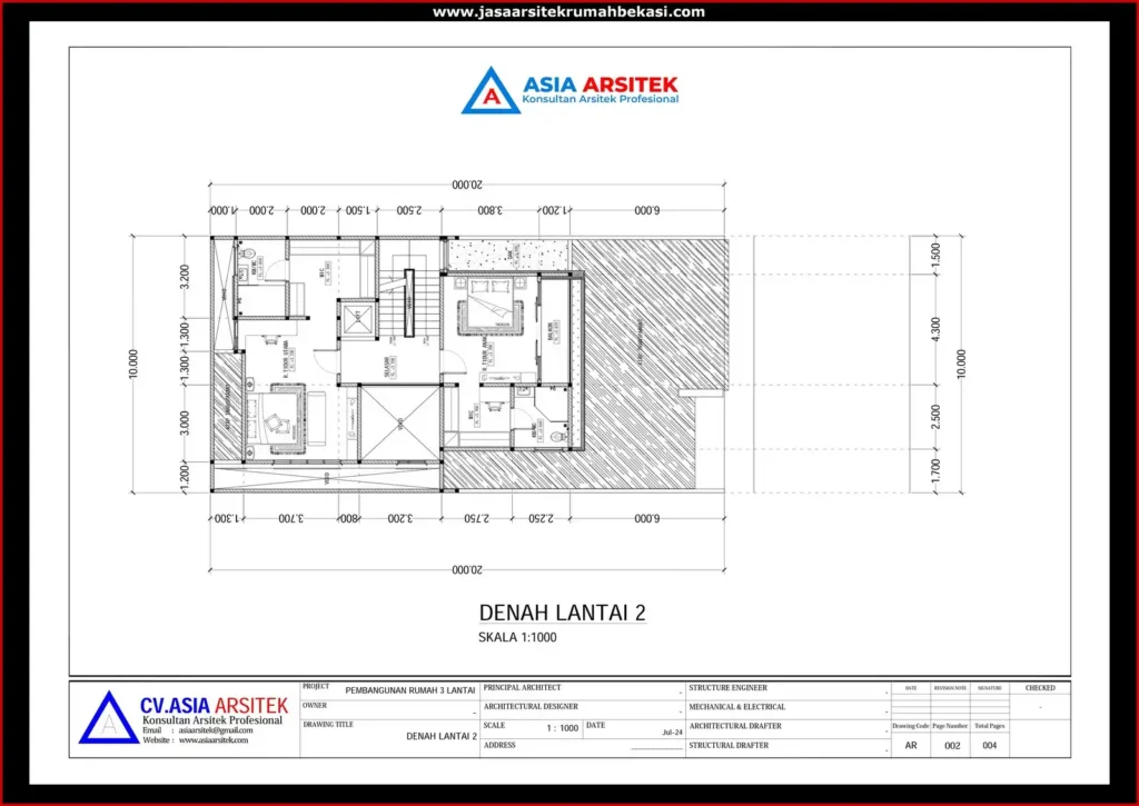 Gambar Denah Rumah 3D Bekasi