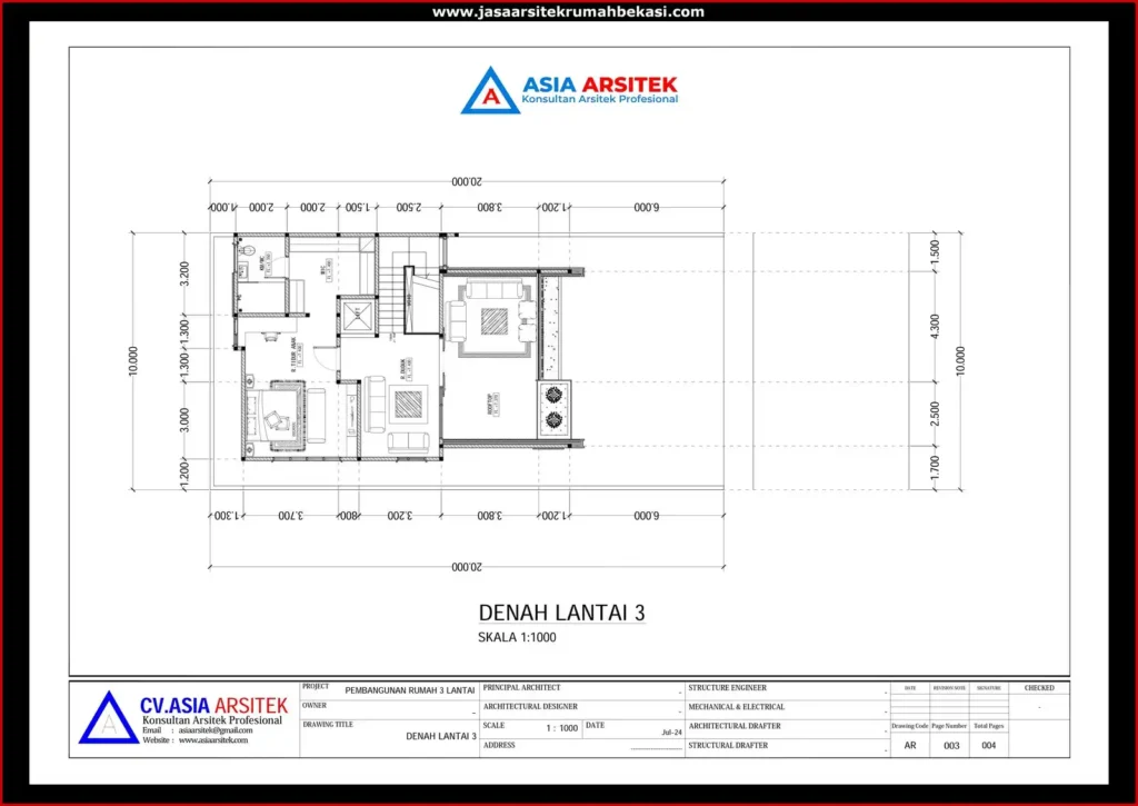 Gambar Denah Rumah 3D Bekasi