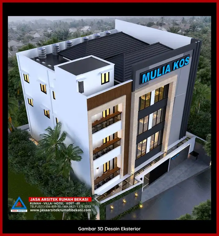 Jasa Gambar Rumah Kost Efisien Bekasi Utara
