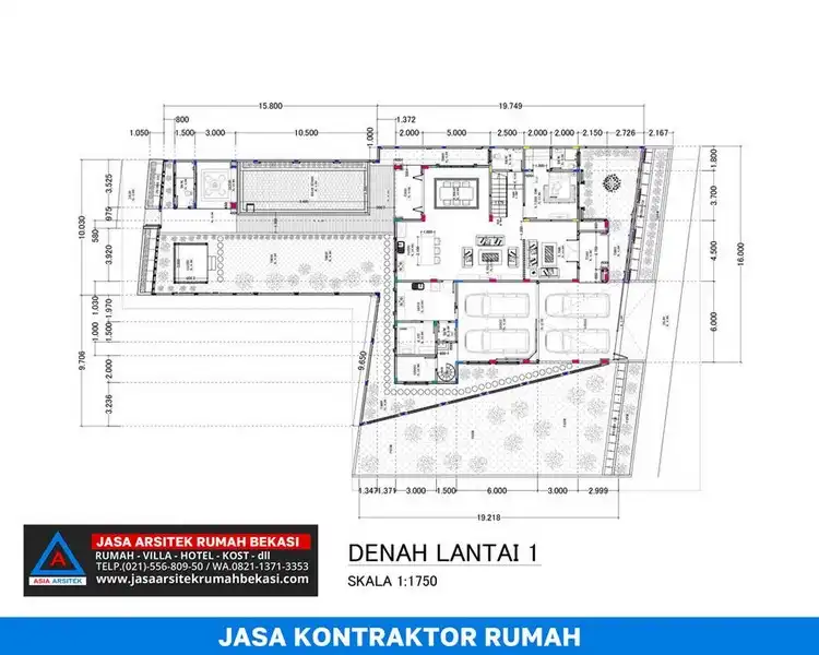 Jasa kontraktor rumah di Bekasi – Layanan pembangunan rumah profesional dengan konsep minimalis, modern, dan mewah yang berkualitas dan sesuai anggaran.