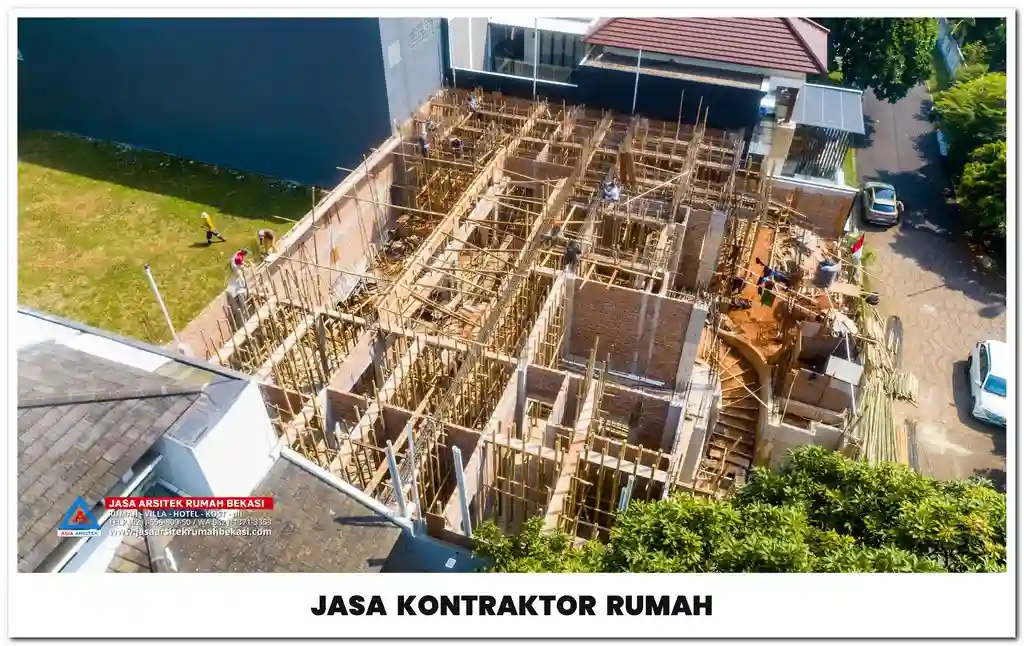 Kontraktor rumah Bekasi – Jasa pembangunan dan renovasi rumah profesional dengan konsep minimalis, modern, dan mewah yang berkualitas.