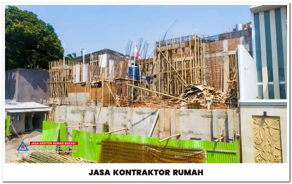 Kontraktor rumah Bekasi – Jasa pembangunan dan renovasi rumah profesional dengan konsep minimalis, modern, dan mewah yang berkualitas.