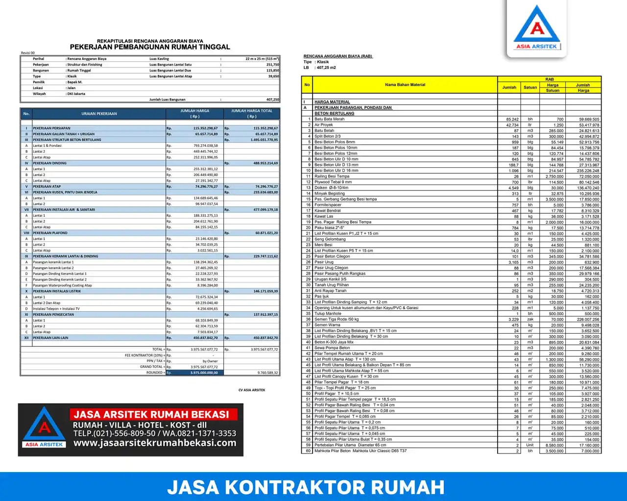 Kontraktor rumah terpercaya – Jasa bangun dan renovasi rumah minimalis, modern, dan mewah dengan kualitas terbaik dan hasil sesuai kebutuhan.
