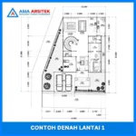 Pembuatan Site Plan 3D Untuk IMB Bekasi