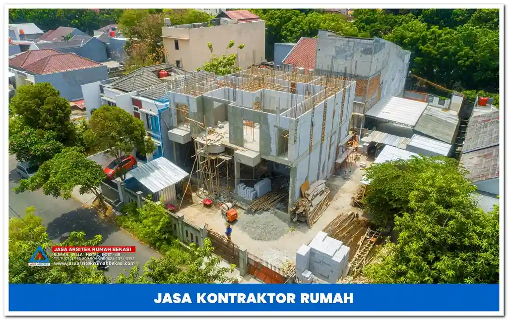 Cari jasa kontraktor di Bekasi Kota terbaru – Layanan profesional untuk pembangunan dan renovasi rumah dengan desain modern, minimalis, dan berkualitas tinggi.
