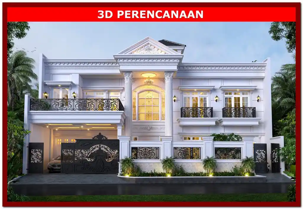 Jasa bangun rumah klasik mewah di Bekasi – Kontraktor berpengalaman dengan desain elegan, material premium, dan hasil berkualitas tinggi untuk hunian impian Anda!