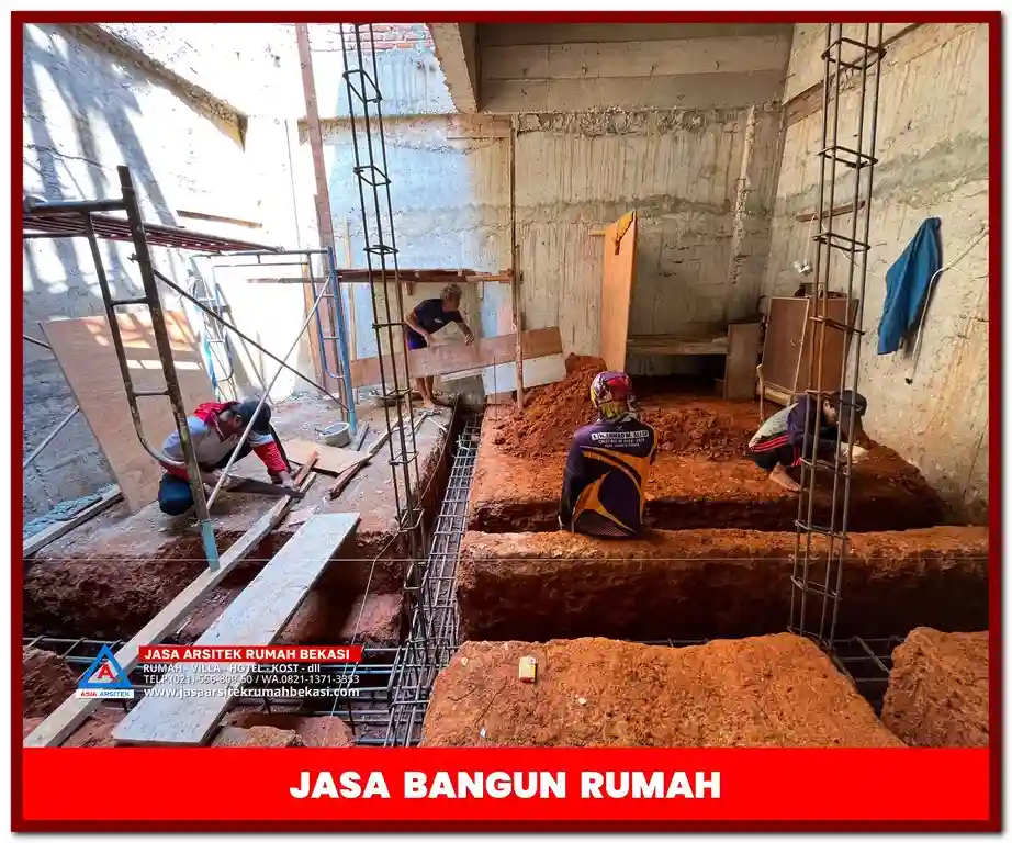 Jasa bangun rumah murah di Bekasi – Kontraktor terpercaya dengan harga terbaik, bahan berkualitas, dan tenaga kerja profesional. Wujudkan rumah impian dengan budget hemat. Konsultasi & survey GRATIS!