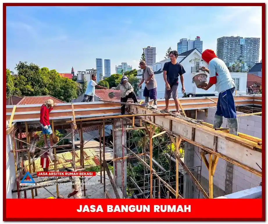 Jasa bangun rumah di Bojong Menteng Bekasi – Kontraktor terpercaya, desain modern, harga terjangkau, dan pengerjaan cepat. Konsultasi & survey GRATIS!