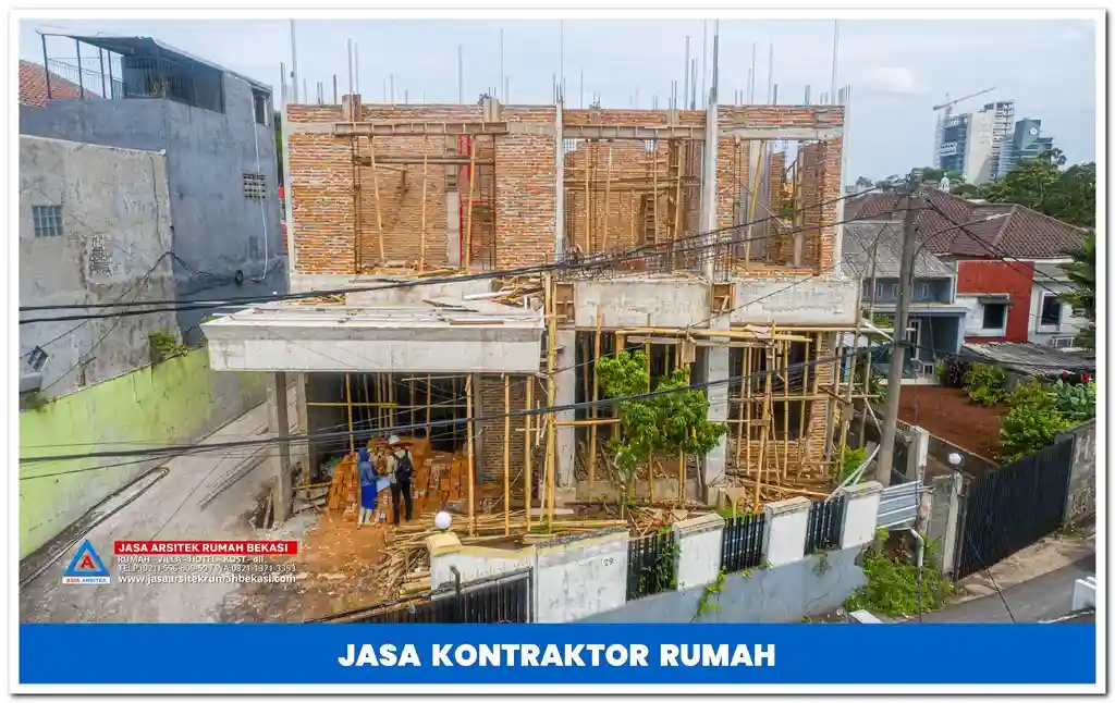 Jasa kontraktor rumah 2 lantai di Jakarta, Bekasi, Depok, Tangerang, Bogor, dan sekitarnya – Layanan pembangunan dan renovasi rumah modern, minimalis, dan mewah dengan hasil berkualitas.
