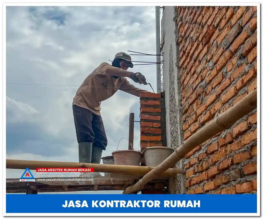 Jasa kontraktor bangun rumah Jakarta, Bekasi, Depok, Tangerang, Bogor, dan sekitarnya – Layanan profesional untuk pembangunan dan renovasi rumah minimalis, modern, dan mewah dengan kualitas terbaik.