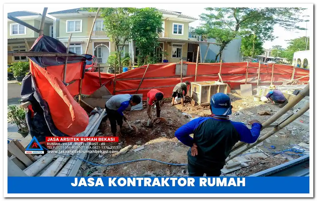 Jasa kontraktor Bekasi Timur – Layanan profesional untuk pembangunan dan renovasi rumah, ruko, serta bangunan komersial dengan hasil berkualitas dan tenaga ahli berpengalaman.