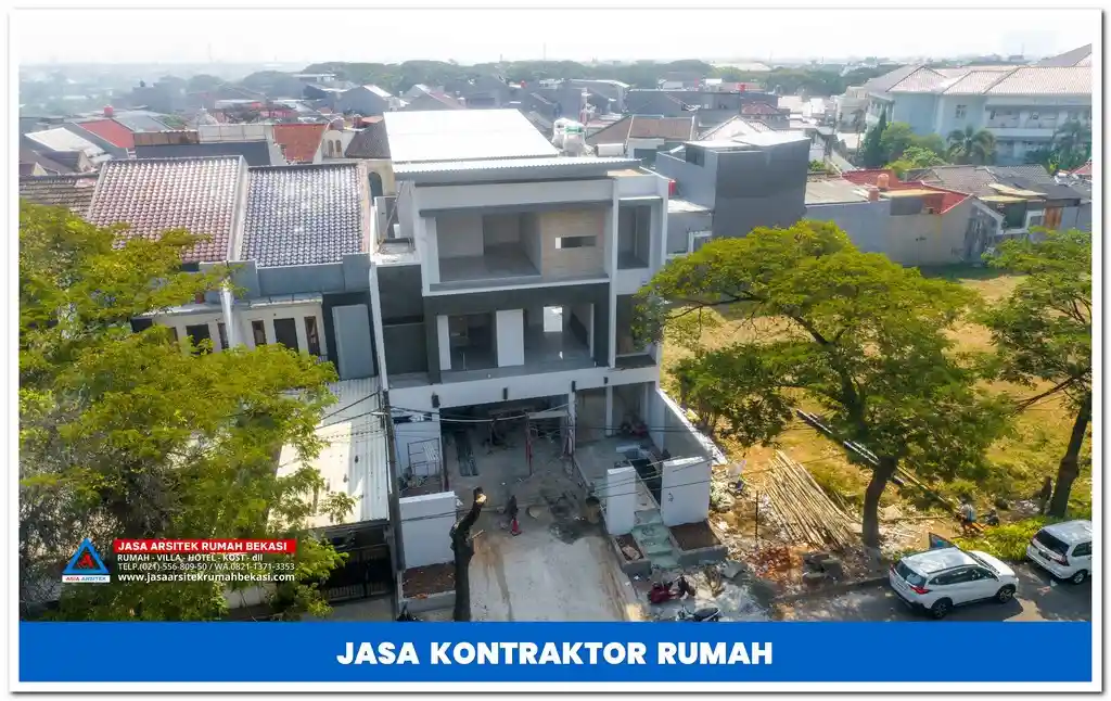Jasa kontraktor Bekasi Utara – Layanan profesional untuk pembangunan dan renovasi rumah, ruko, serta bangunan komersial dengan hasil berkualitas dan tenaga ahli berpengalaman.