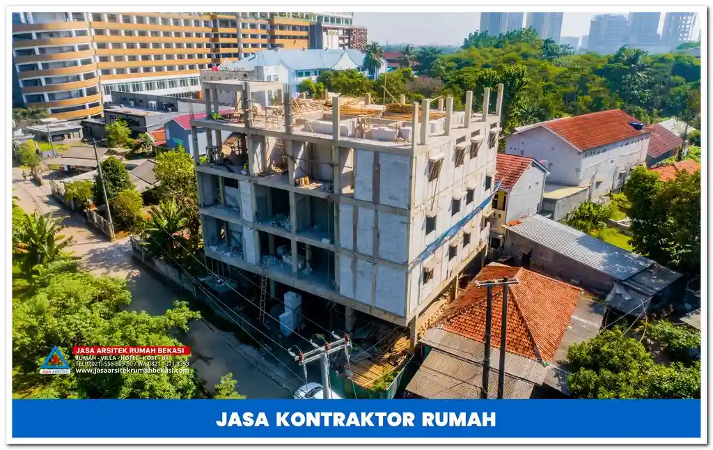 Jasa kontraktor kos-kosan di Jakarta, Bekasi, Depok, Tangerang, Bogor, dan sekitarnya – Layanan profesional untuk pembangunan kos modern, nyaman, dan berkualitas tinggi.