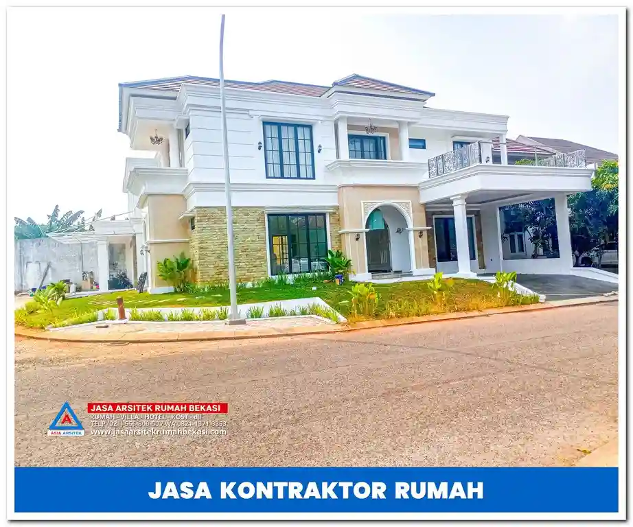 Jasa kontraktor rumah 2 lantai di Grand Galaxy Bekasi – Solusi bangun rumah modern, kokoh, dan berkualitas dengan desain elegan serta anggaran terjangkau.