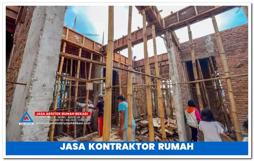 Jasa kontraktor rumah 2 lantai di Jakarta, Bekasi, Depok, Tangerang, Bogor, dan sekitarnya – Layanan pembangunan dan renovasi rumah modern, minimalis, dan mewah dengan hasil berkualitas.