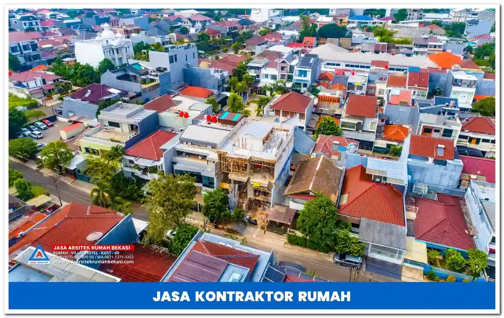 Jasa kontraktor rumah dari nol sampai jadi di Jakarta, Bekasi, Depok, Tangerang, dan Bogor – Pembangunan rumah lengkap, mulai dari perencanaan hingga finishing dengan hasil berkualitas.