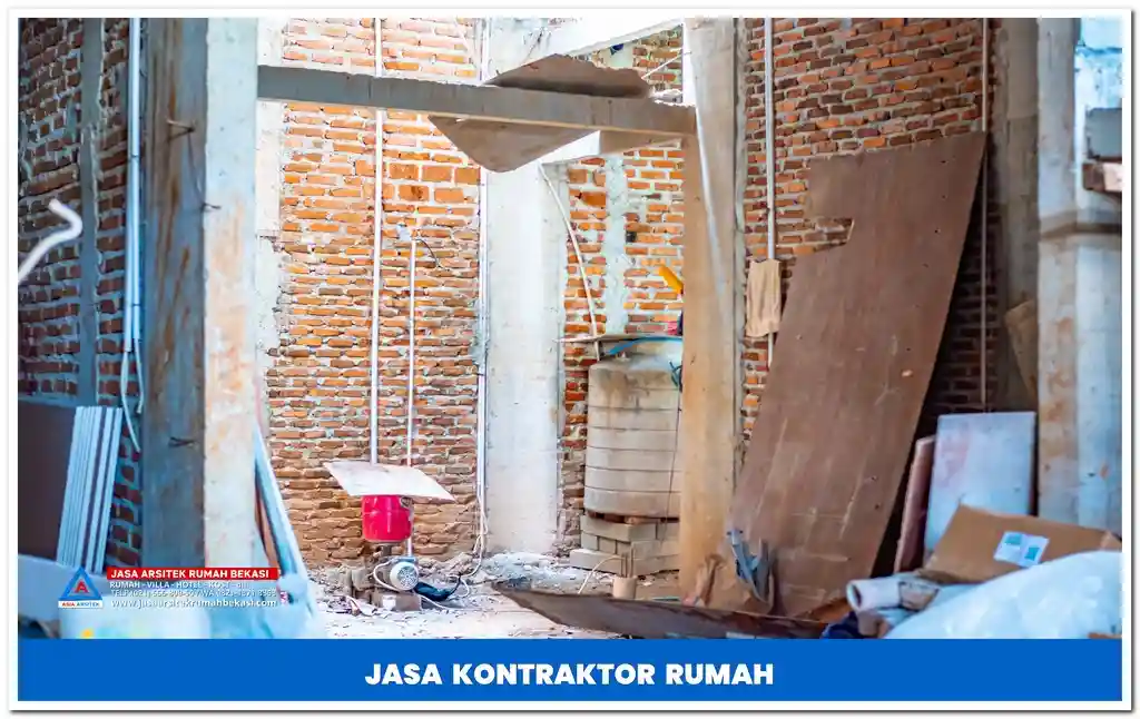 Jasa kontraktor rumah lahan sempit – Solusi desain dan pembangunan rumah optimal di lahan terbatas dengan konsep fungsional dan estetik.