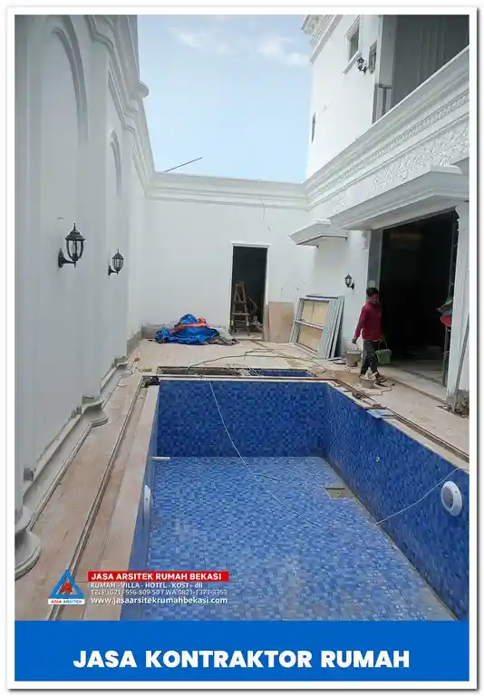 Jasa kontraktor rumah mewah di Jakarta, Bekasi, Depok, Tangerang, Bogor, dan sekitarnya – Layanan profesional untuk pembangunan dan renovasi rumah mewah dengan desain eksklusif dan hasil berkualitas.