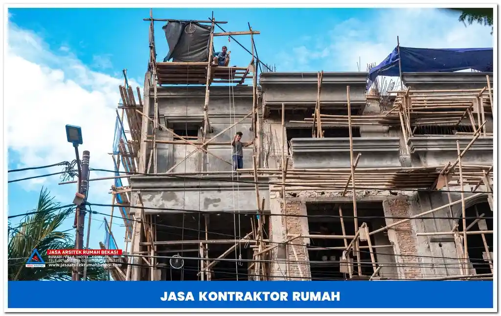 Jasa kontraktor rumah sekaligus pengurusan IMB – Layanan pembangunan rumah lengkap dengan izin mendirikan bangunan untuk legalitas aman dan bebas masalah.