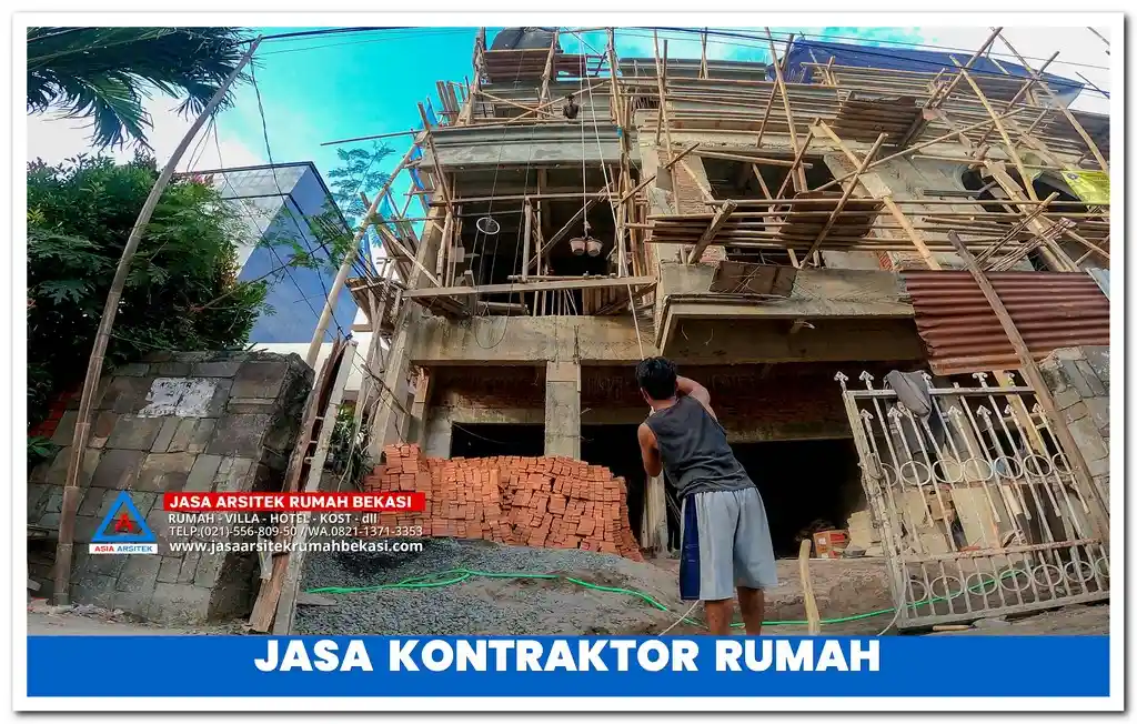 Jasa kontraktor rumah sekaligus pengurusan IMB – Layanan pembangunan rumah lengkap dengan izin mendirikan bangunan untuk legalitas aman dan bebas masalah.