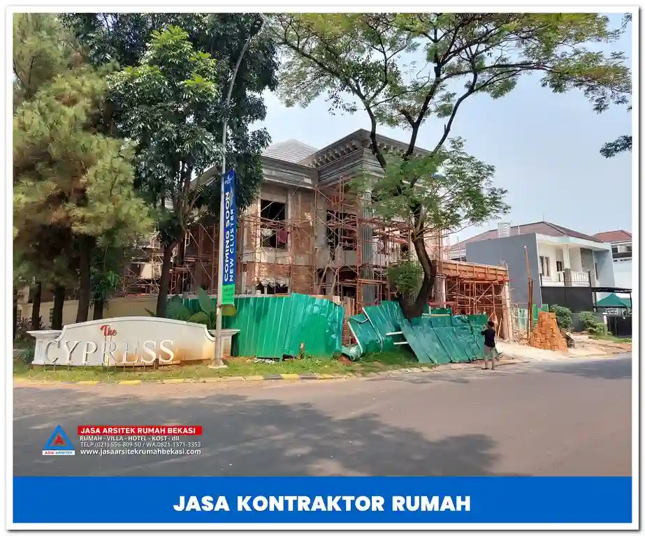 Jasa kontraktor rumah terbaik di Bekasi – Layanan profesional untuk pembangunan dan renovasi rumah dengan hasil berkualitas dan harga kompetitif.