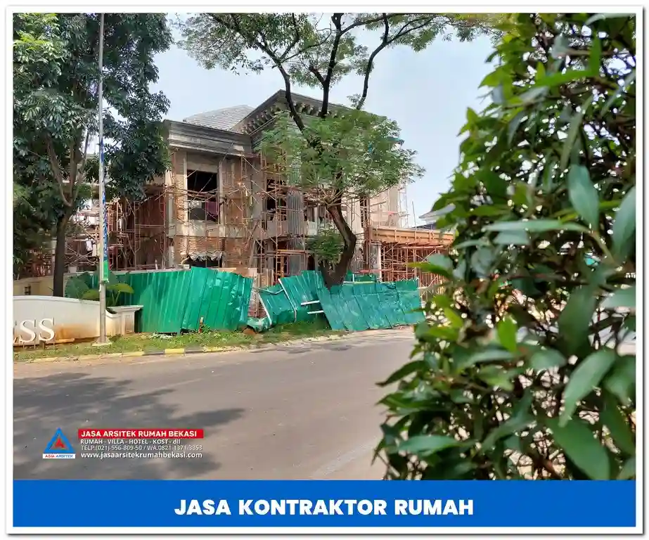 Jasa kontraktor rumah terbaik di Bekasi – Layanan profesional untuk pembangunan dan renovasi rumah dengan hasil berkualitas dan harga kompetitif.