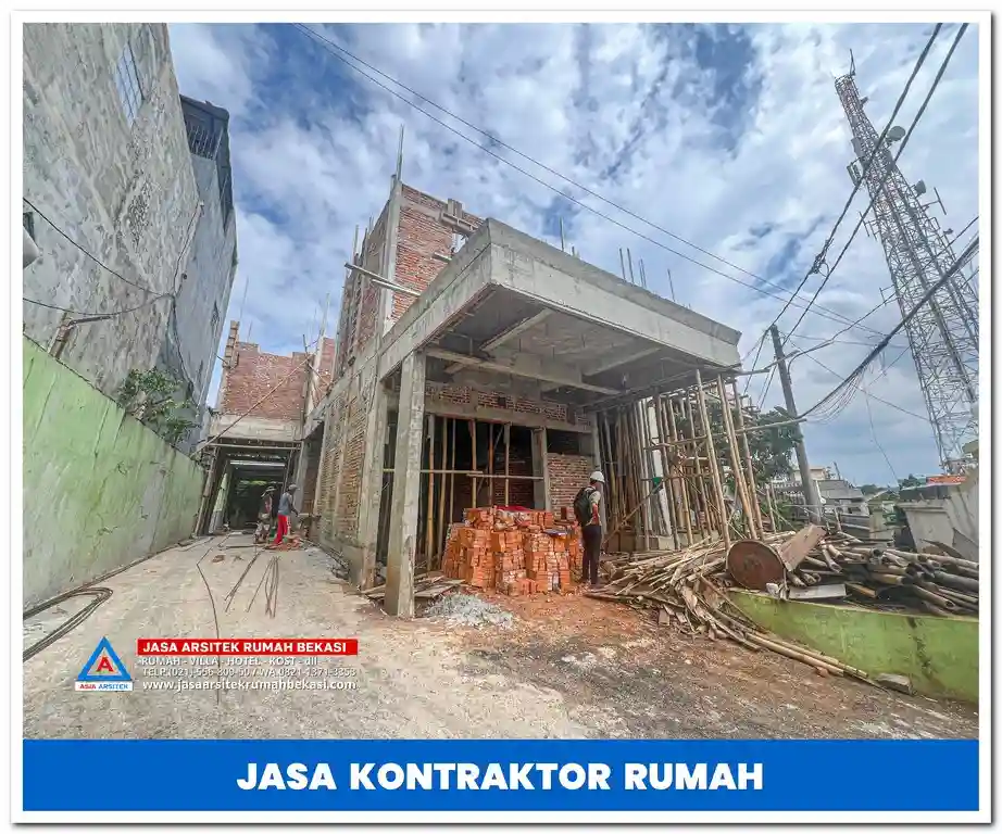 Jasa kontraktor rumah tropis 3 lantai – Desain modern dengan pencahayaan alami, sirkulasi udara optimal, dan material ramah lingkungan untuk hunian yang nyaman.