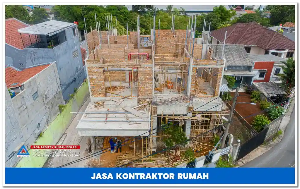 Jasa kontraktor rumah tropis 3 lantai – Desain modern dengan pencahayaan alami, sirkulasi udara optimal, dan material ramah lingkungan untuk hunian yang nyaman.